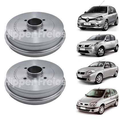 Tambor Freio C/cubo Tras Renault