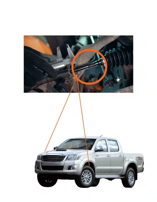 TERMINAL DE DIREÇÃO HILUX SRV 2005/2015