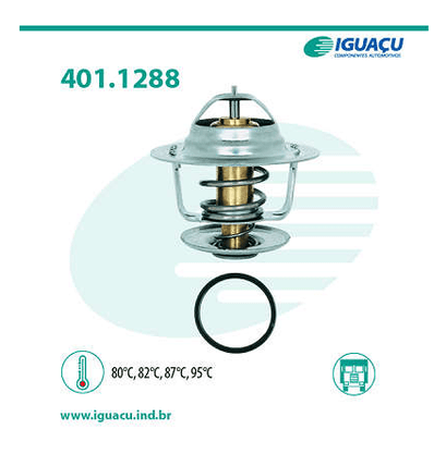 Válvula Termostática Citroen/peugeot/volkswagen C8 Evasion Jumper Xantia Xsara Zx 205 304 306 405 406 Boxer Expert Partner Gol Golf Kombi Parati Saveiro Voyage Iguaçu - 401128880