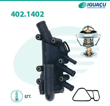 Válvula Termostática Com Carcaça Ford Courier Ecosport Fiesta Focusa Ka Iguaçu - 402140282