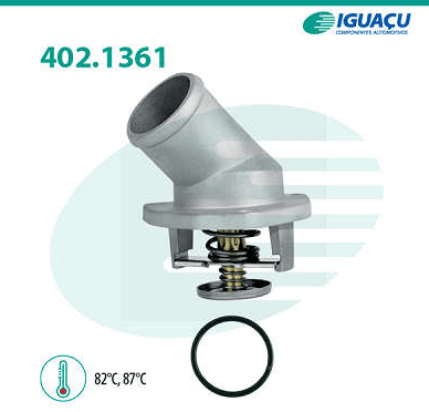 Válvula Termostática Com Carcaça Gm Blazer Astra S10 Vectra Zafira Iguaçu - 402136187