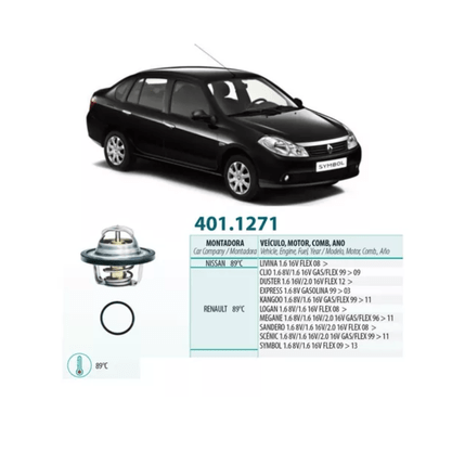 VALVULA TERMOSTATICA RENAULT/NISSAN