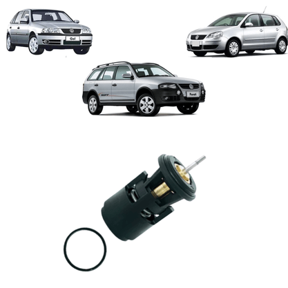 Válvula Termostática Seat/volkswagen Cordoba Ibiza Gol Golf Parati Polo/polo Classic Iguaçu - 401124587