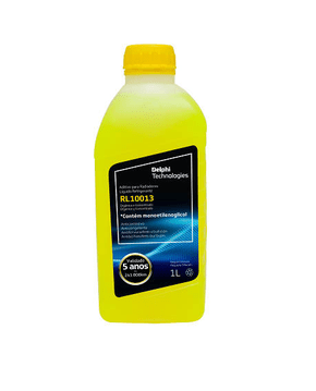 Aditivo Para Radiador Concentrado Orgânico Amarelo 1l Delphi - Rl10013