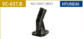 Carcaça Hyundai Hb20 1.0 Kappa 12v Dohc Cvvt 3cil 2012-2014 Hb20 1.6 Gamma 16v Dohc Cvvt 2012-2014 Valclei - Vc637b