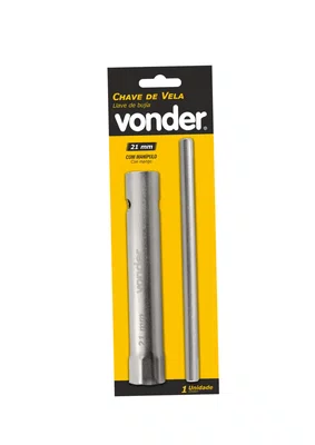 Chave De Vela C Manipulo Sextavado Aço Niquelado Vonder 21mm