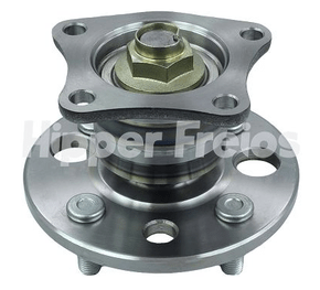 Cubo De Roda Tras Sem Abs Toyo  Com Rolamento / 4 Furos  Corolla - 1992/2002 (- Abs) (com Freio A Tambor Na Traseira) (com Parafusos)