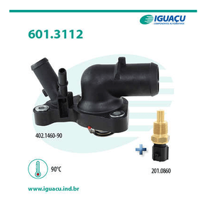 Combinado Para Válvula Termostática Fiat Palio/palio Weekend Punto Siena Strada Iguaçu - 601311290
