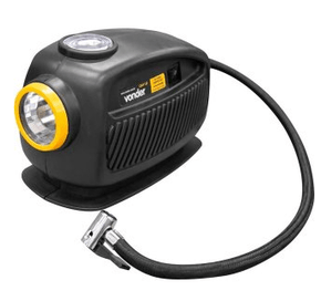 Compressor De Ar Mini Automotivo Portátil Vonder Cav 12 90w 12v Preto