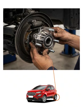 CUBO DE RODA COM ROLAMENTO TRASEIRO ECOSPORT 2012/2024