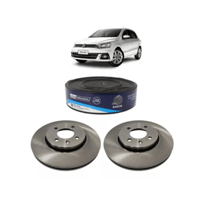 Disco Freio Diant Ventilado Vw Gol 1.0 / 1.6 G5 2008 - 2013 Gol G5 1.6 8v Novo 2009 -> 