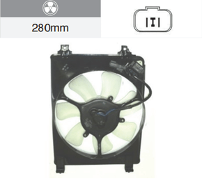 Eletroventilador Honda Civic 1.8 16v Com Ar Condicionado 7 Hélices Notus - Gm29272