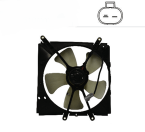 Eletroventilador Toyota Corolla 1.6/1.8 16v 1993-2001 Com Ar Condicionado 5 Hélices Notus - Gm14091