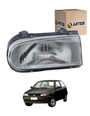 FAROL ESQUERDO MÁSC. CINZA GOL 1995 Á 2003
