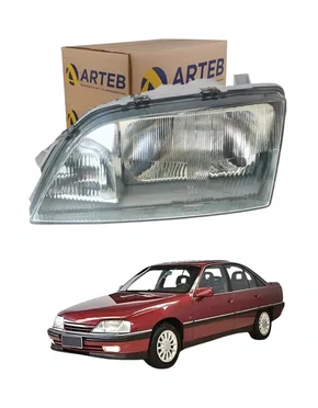 Farol Esquerdo Omega Duplo C Milha 1992  1998