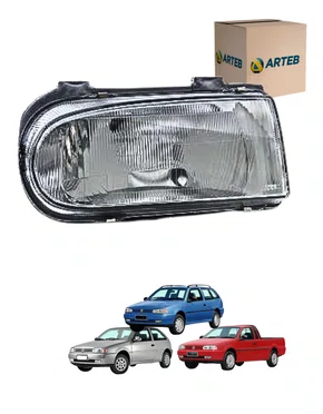 FAROL  H4 ESQUERDO  GOL 1995  Á 2003 EXECETO GTI