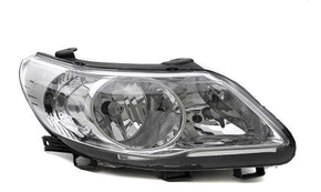 Farol H7/h1 Com Defletor Logo Vw Gol Saveiro Voyage 