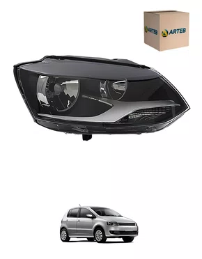 FAROL H7/ H1 DIREITO C/REGULAGEM MANUAL FOX 2011 Á 2014