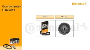 KIT CORREIA DENTADA FORD/VW