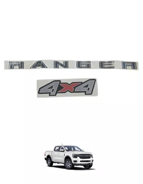 KIT EMBLEMA ADESIVO 4X4 RANGER 2005/2026