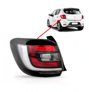 Lanterna Sandero Stepway 2015 2016 2017 2018 Negra Esquerdo