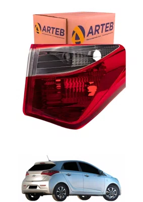 Lanterna Traseira Canto Hb20 Hatch 2012 Até 2015 Fumê