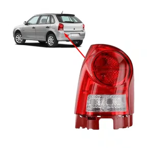 Lanterna Traseira Vw Gol G4 2005 Até 2012 Carcaça Vermelha LE
