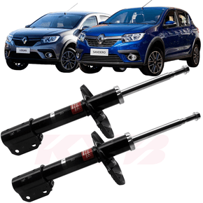 Par  Amortecedor Dianteiro Logan 2014 a 2020 Sandero Kayaba