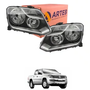 Par De Farol Amarok 2010 Até 2016 Arteb Regulagem C/elétrica
