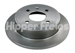 Par Disco De Freio Traseiro Solido Sem Cubo Honda Civic 1992 Em Diante/ Fit 2005-2008 - Hf