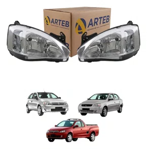 Par Farol Corsa Montana 2002 A 2012  Arteb Pisca Liso