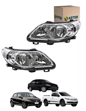 PAR FAROL DIREITO SAVEIRO 2009/2013 GOL 2009/2012 VOYAGE 2009/2012