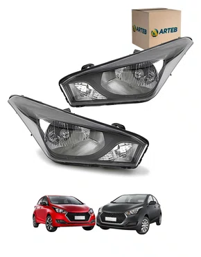 PAR FAROL MOLD PRETA  HB20 2012 Á 2018