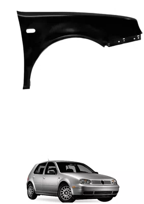 Paralama Dianteiro Golf 99 2000 A 2006 Com Furo Direito