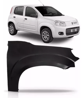 Paralama Direito Uno Vivace/way 2010 A 2015 Com Furo