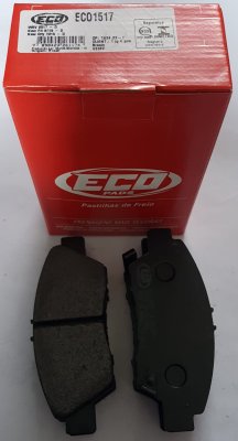 Pastilhas De Freio Dianteira Honda Wrv 2017 E New City 2015 Ecopads - Eco1517