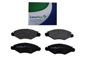 Pastilhas De Freio Dianteira 206 1.0 1.4 1.6 207 1.4 1.6 Hoggar Escapade 1.4 1.6 Lonaflex - P435