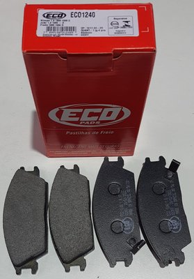 Pastilhas De Freio Dianteira Accent 1.3 1.51 Elantra 1.5 Gl/gls Stellar 2.0 Gls Jac Motors J3 1.4 Ecopads - Eco1240