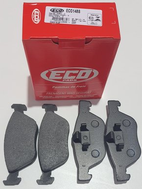 Pastilhas De Freio Dianteira Argo Hgt 1.8 Argo Precision 1.8 Bravo 1.4 Tjet Cronos 1.8 Idea Aventura 1.8 Linea 1.9 1.4 Tjet Palio Adventure Ecopads - Eco1488