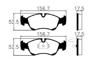 Pastilhas De Freio Dianteira Astra, Omega, Suprema, Vectra Ecopads - Eco1011