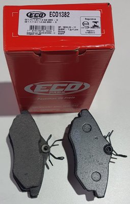 Pastilhas De Freio Dianteira Citroen C2 1.1 1.4 1.4hdi 2003 C3 1.1i 1.4i 1.4hdi Ecopads - Eco1382