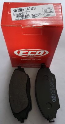 Pastilhas De Freio Dianteira Cobalt 1.4 1.8(abs) Ltz 1.8(abs) Sonic 1.6(abs) Spin 1.8(abs) Ecopads - Eco1516