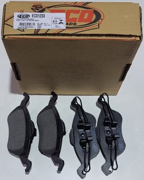 Pastilhas De Freio Dianteira Ford Focus 1.6 8v 2.0 16v 2004-2008 Focus 1.8 2.0 1999-2003 Ecopads - Eco1233