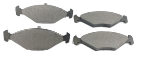 Pastilhas De Freio Dianteira Gol 1.0 1.6 1.8 Parati 1.6 8v Saveiro 1.6 8v Lonaflex - P81