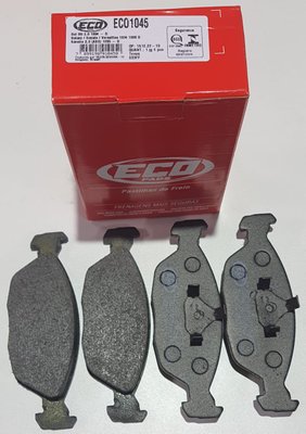 Pastilhas De Freio Dianteira Gol Gti 2.0 Parati 1.8 16v/ 2.0 (abs) Santana/quantum 1.8 2.0 Saveiro 2.0 (abs) Ecopads - Eco1045