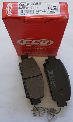 Pastilhas De Freio Dianteira Honda Civic Touring 1.5 16v Civic Ex, Exl, Sport 2.0 16v Ecopads - Eco1591