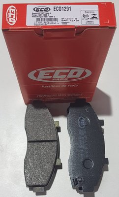 Pastilhas De Freio Dianteira Kia Besta Furgão 1997-1999 Besta Gs 1997-1999 Bongo 1997-1999 Ecopads - Eco1291