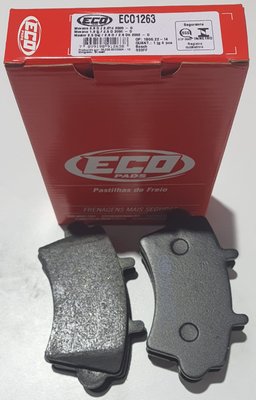 Pastilhas De Freio Dianteira Master 2.5 Dci 2.8 2.8 Dti 2002 Ecopads - Eco1263 