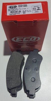 Pastilhas De Freio Dianteira Peugeout 206 207 208 307 206 508 Citroen C3/c4 1.6 16v Xsara 1.6 16v Ecopads - Eco1335