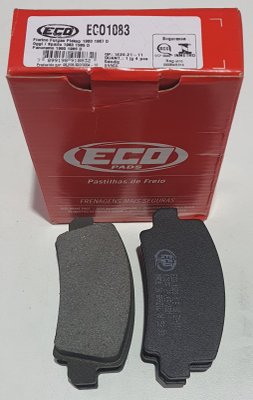 Pastilhas De Freio Dianteira Pickup/147 Furgão 1997-1986  Fiorino Furgão Pickup 1983-1987 Oggi/spazio 1983-1985 Panorama 1980-1986 Belina/corcel 1969-1986 Del Rey/pampa 4x2 1981-1983 Ecopads - Eco1083
